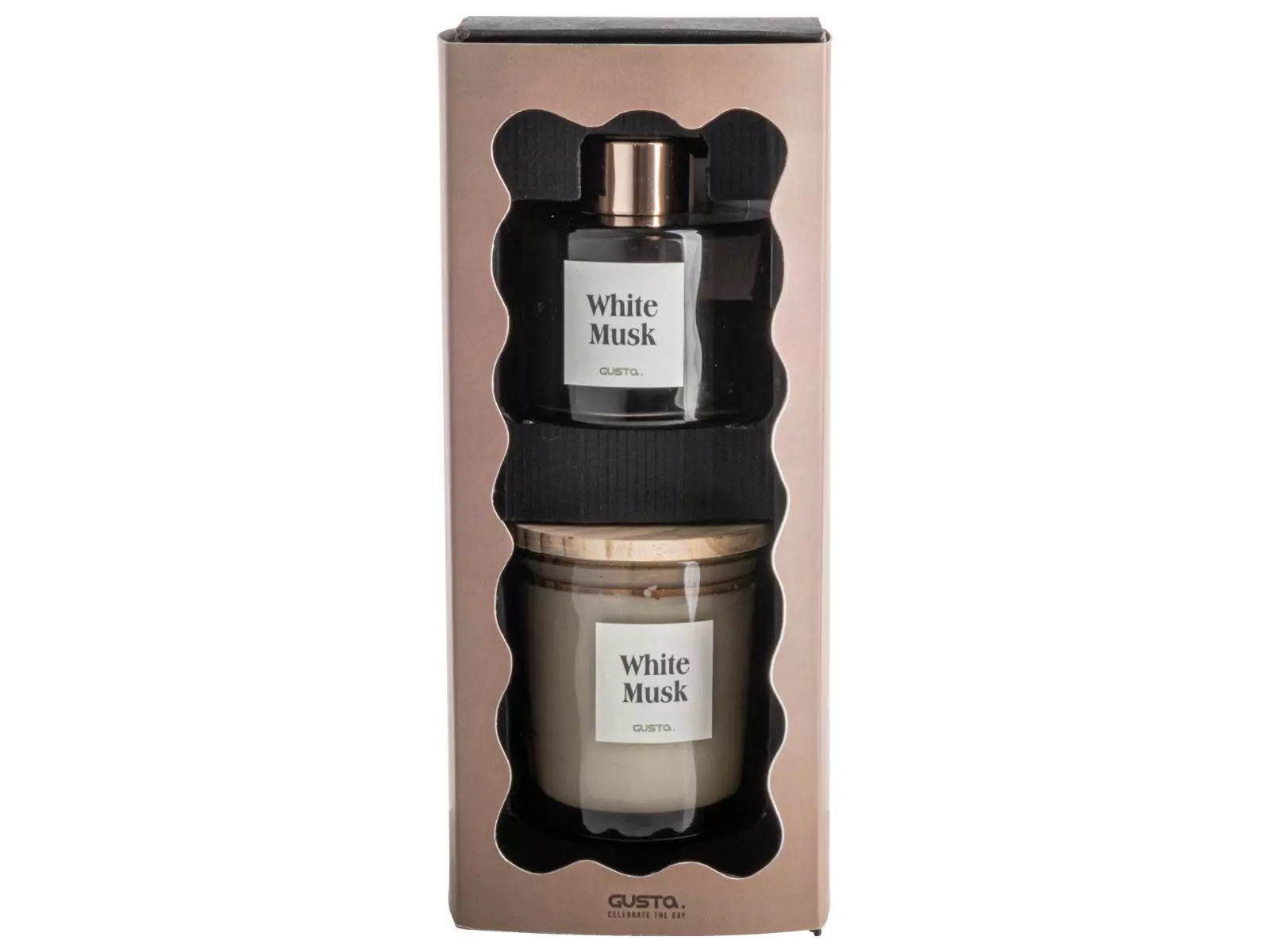 Gusta Giftset kaars en diffuser Geur - White Musk